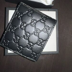 Gucci Black Leather Wallet